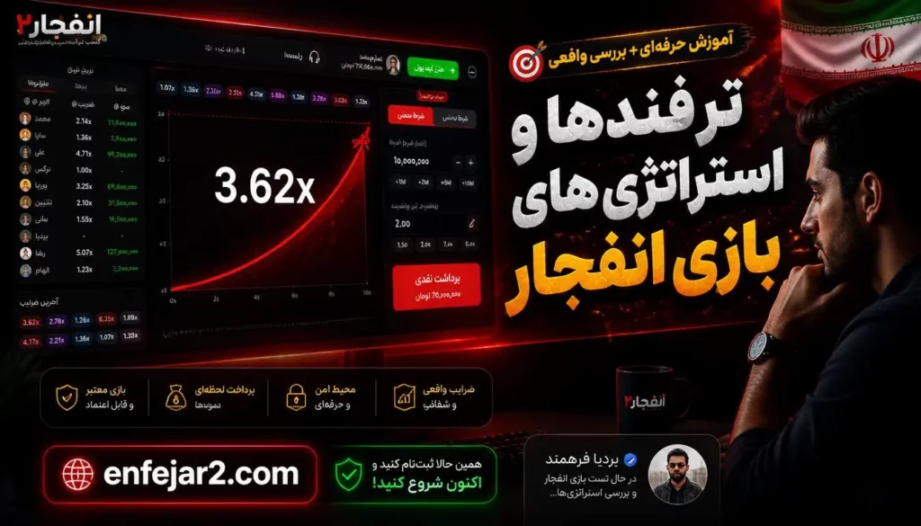 ترفندها و استراتژی های بازی انفجار