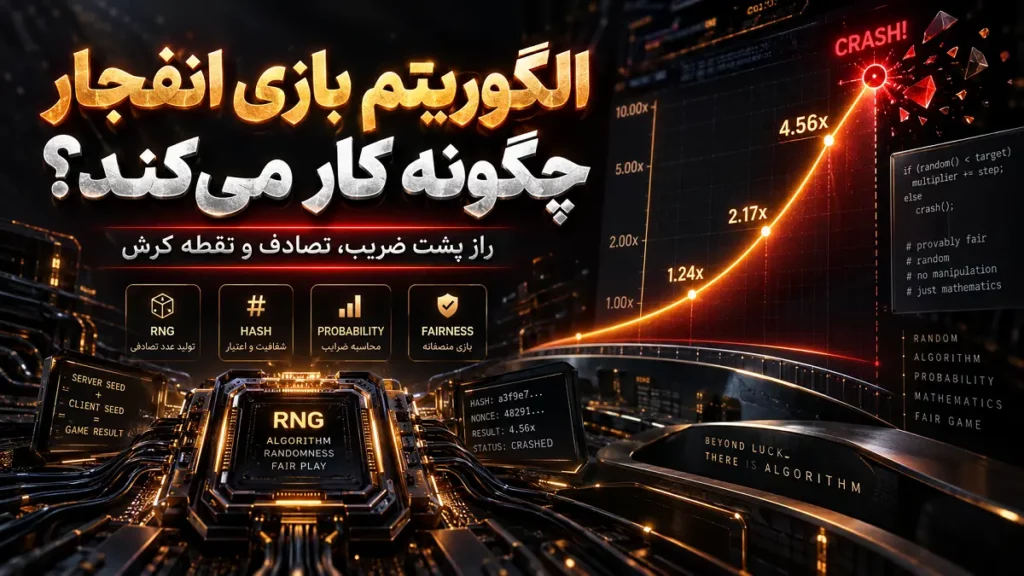 الگوریتم بازی انفجار چگونه کار می کند؟